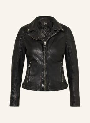 gipsy Leather jacket GWMAIZY black in