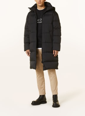 Marc O Polo Down jacket with removable hood in black