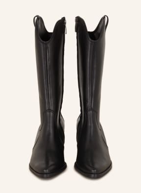 paul green Cowboy Boots in schwarz