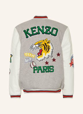 KENZO College-Jacke in dunkellila/ dunkelgelb