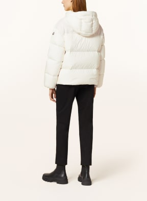 MONCLER Down jacket JASEUR in mixed materials in ecru