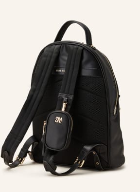 Steve madden black and gold backpack deals