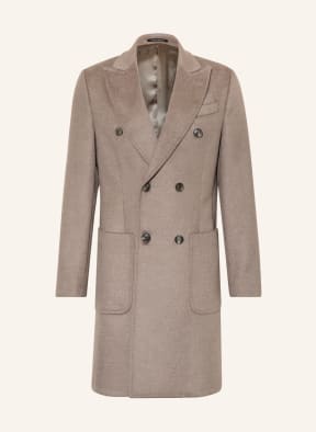 EMPORIO ARMANI Wool coat in taupe