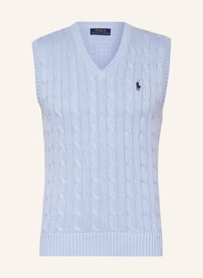 POLO RALPH LAUREN Sweater vest in light blue