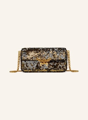 MCM Umhängetasche HIMMEL mit Pailletten in dg gold