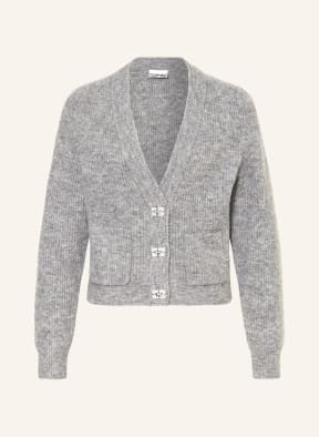 Ganni top grey cardigan