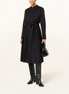Cos black pleated dress sales