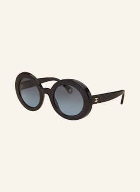 CHANEL Round sunglasses in c503s2 dark blue blue