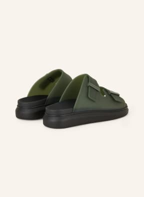 Alexander McQUEEN Pantoletten in khaki