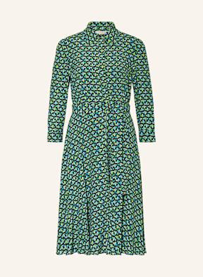 HOBBS Dress ALEX with 3 4 sleeves in green black