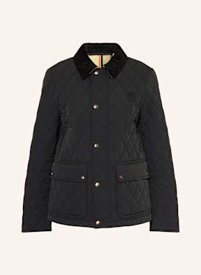 BURBERRY Quilted jacket in black