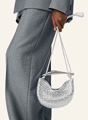 BOTTEGA VENETA Handtasche BABY SARDINE in silver silver