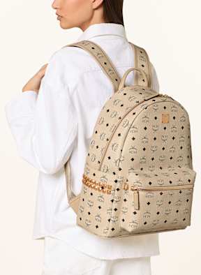 MCM Backpack STARK VI in ecru