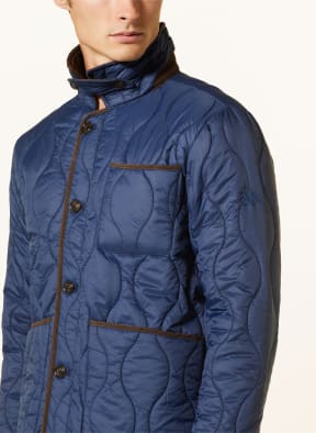 LA MARTINA Quilted jacket in dark blue