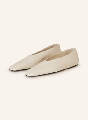 JIL SANDER Ballet flats in white