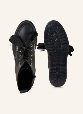JW ANDERSON Lace up boots in black