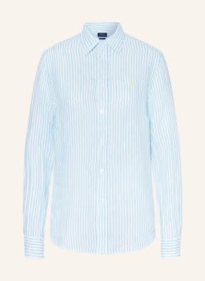 Ralph lauren white linen shirt mens top