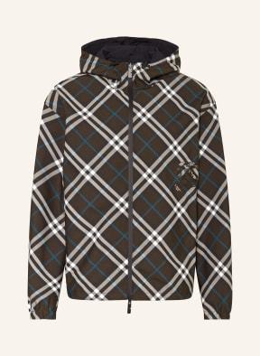 BURBERRY Jacke in schwarz weiss petrol