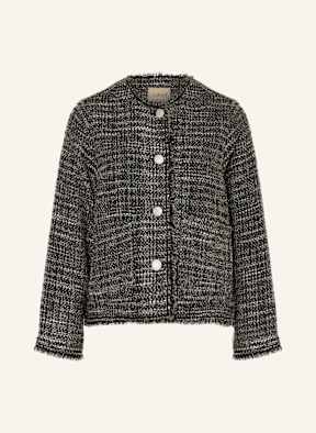 Smith Soul Tweed jacket with glitter thread in black gray white
