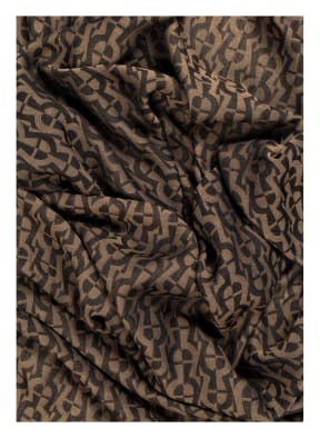 AIGNER Scarf, Color: DARK BROWN/ LIGHT BROWN (Image 1)