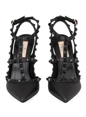 VALENTINO GARAVANI Slingpumps ROCKSTUD mit Nieten, Farbe: SCHWARZ (Bild 1)