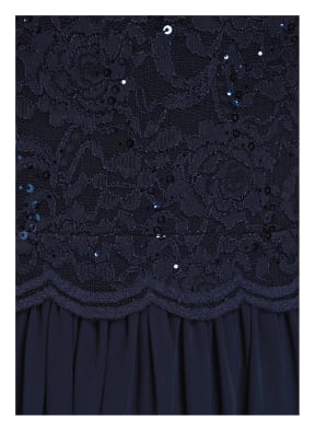 SWING Abendkleid mit Paillettenbesatz, Farbe: MARINE (Bild 1)