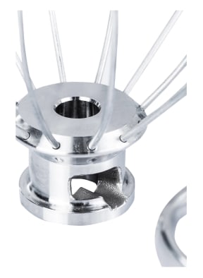 KitchenAid Set of 3 stainless steel mixer attachments, Color: SILVER (Image 1)