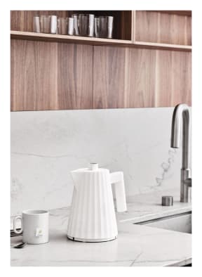ALESSI Elektrischer Wasserkocher PLISSÉ, Farbe: WEISS (Bild 1)