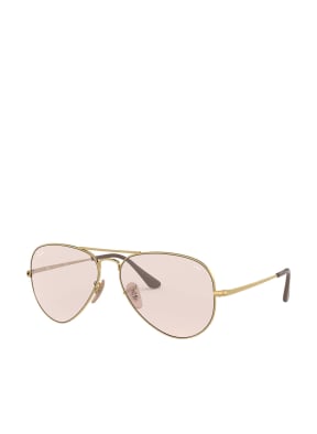 Ray-Ban Sunglasses RB3689 , Color: 001/T5 - GOLD/ LIGHT PINK (Image 1)