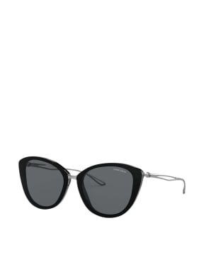 EMPORIO ARMANI Sonnenbrille AR 8123, Farbe: 500187 - SCHWARZ/ SILBER VERSPIEGELT (Bild 1)