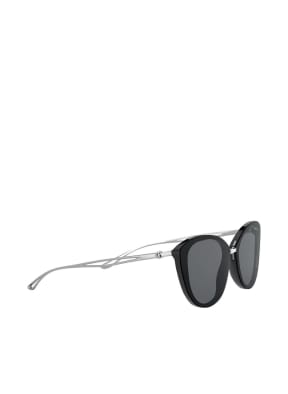 EMPORIO ARMANI Sonnenbrille AR 8123, Farbe: 500187 - SCHWARZ/ SILBER VERSPIEGELT (Bild 1)