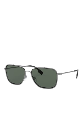 BURBERRY Sonnenbrille BE3112, Farbe: 100371 - SILBER/ GRÜN (Bild 1)