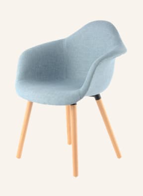 Kayoom Stuhl WINSTON 325 2er-Set, Farbe: BLAU (Bild 1)