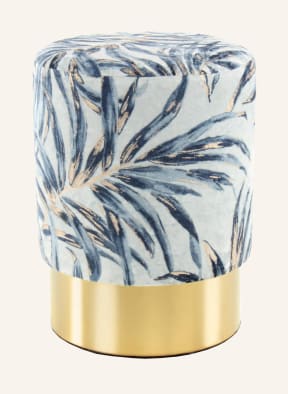 Kayoom Hocker GIPSY 225, Farbe: BLAU/ GOLD (Bild 1)