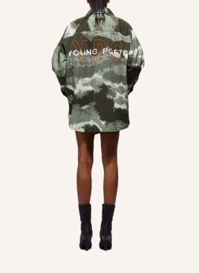 YOUNG POETS Hemdjacke MALISA CAMO 231 Regular Fit, Farbe: KHAKI (Bild 1)