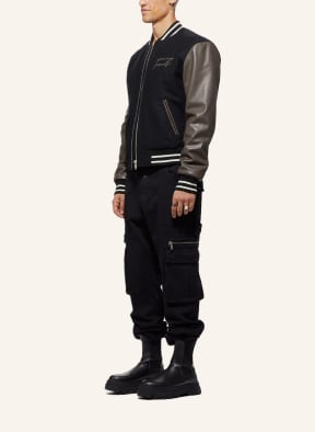 YOUNG POETS Bomberjacke AXL MIX 224 Loose fit, Farbe: SCHWARZ/ GRÜN (Bild 1)
