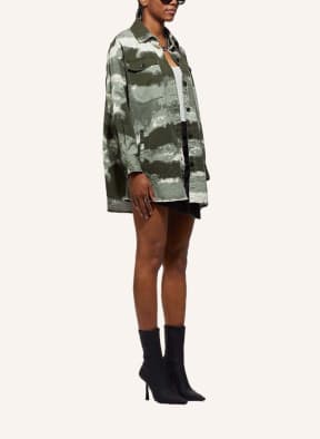 YOUNG POETS Hemdjacke MALISA CAMO 231 Regular Fit, Farbe: KHAKI (Bild 1)