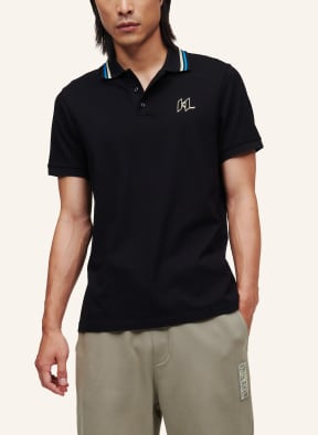 KARL LAGERFELD Poloshirt, Farbe: SCHWARZ (Bild 1)