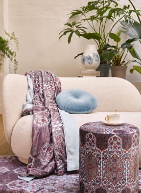 ESSENZA Hocker GIULIA, Farbe: BLAU (Bild 1)