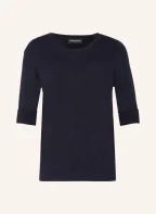 cropped sleeve cotton shirt