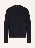 Jil Sander asymmetric cut-out cape Blau