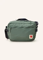 engraved-logo leather tote Verde