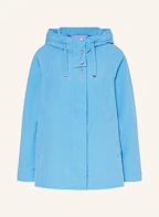 Emporio Armani Boy Cotton Piquet Blue Double Breasted Jacket