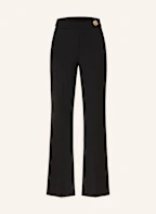 boys black bermuda shorts with logo print and elastic waistband