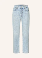 Carhartt WIP logo-patch straight-leg jeans Nude