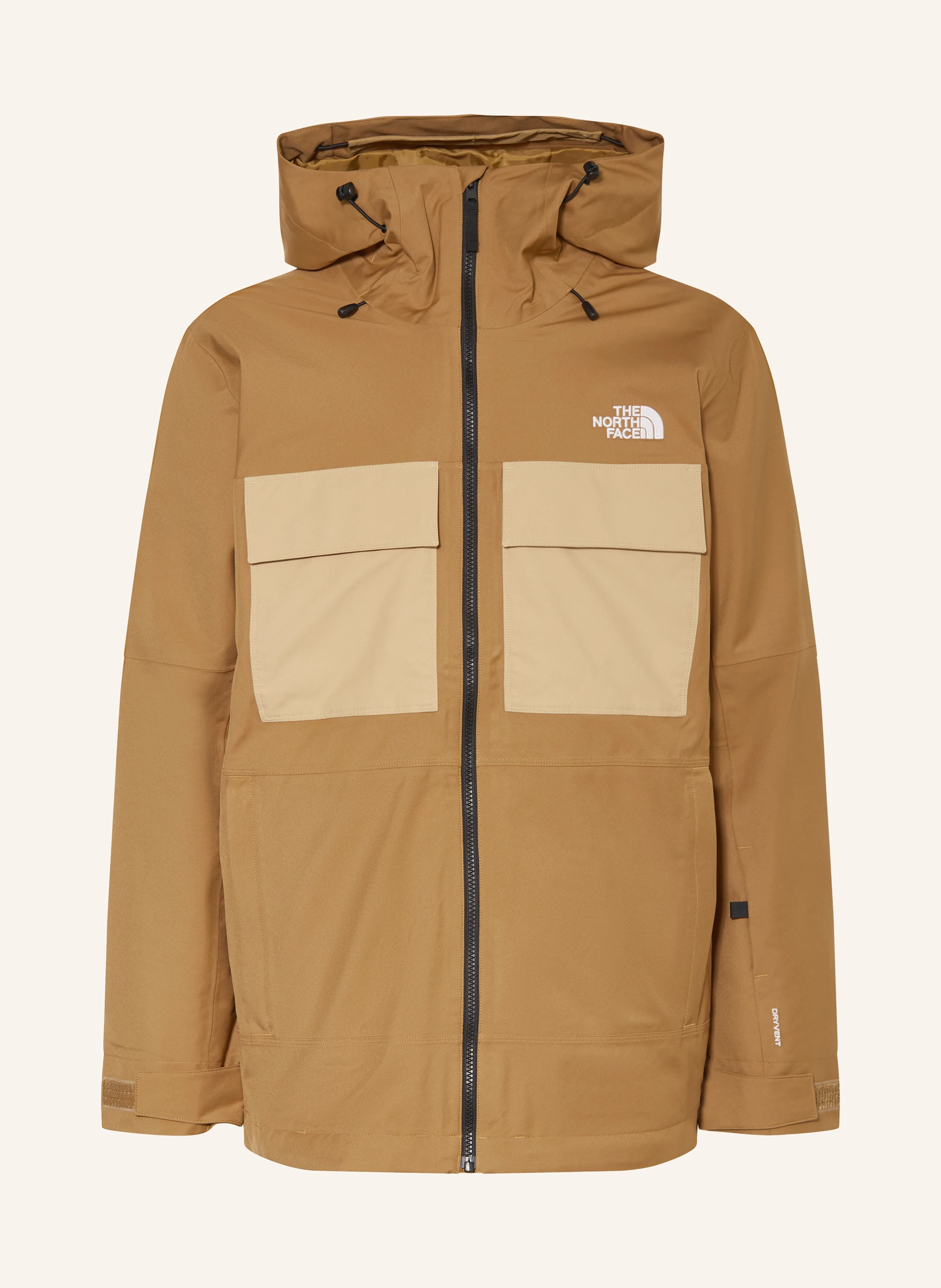 THE NORTH FACE Skijacke FOURBARREL TRICLIMATE in camel beige