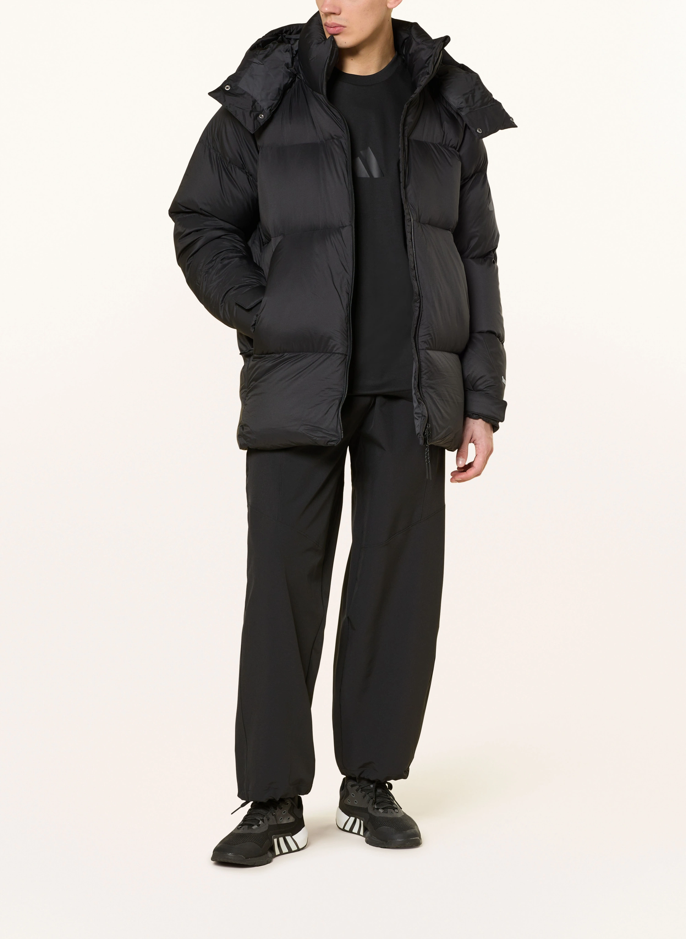adidas MYSHELTER CLIMAWARM Down Jacket in black