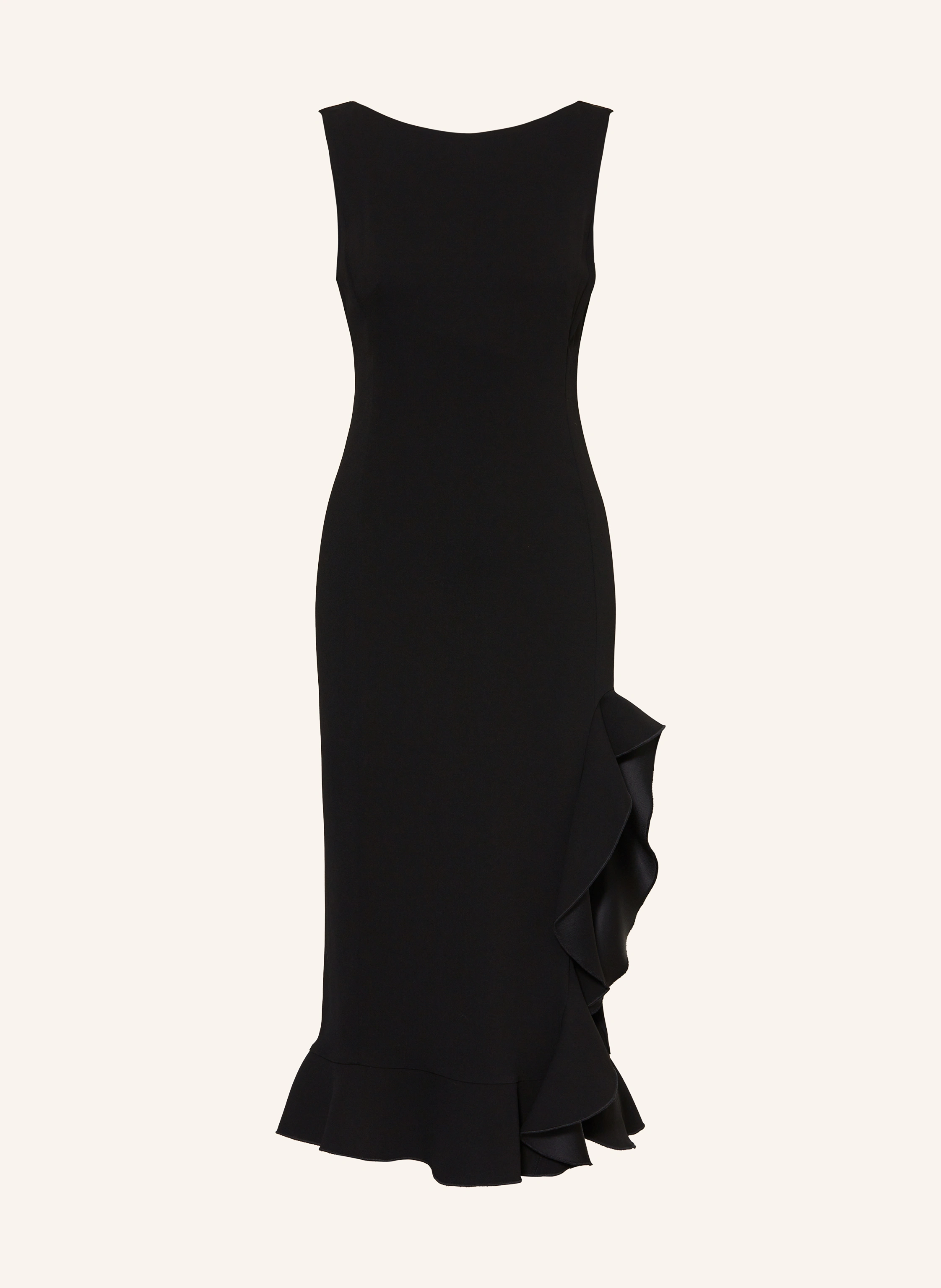 PINKO Dress with flounces in black PINKO Dress with flounces in black