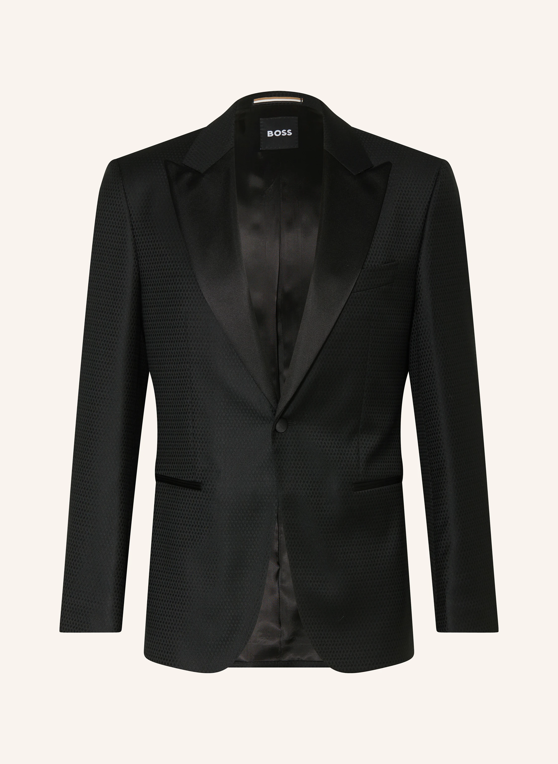 BOSS Sacou de smoking HUDSON Slim Fit: 001 BLACK
