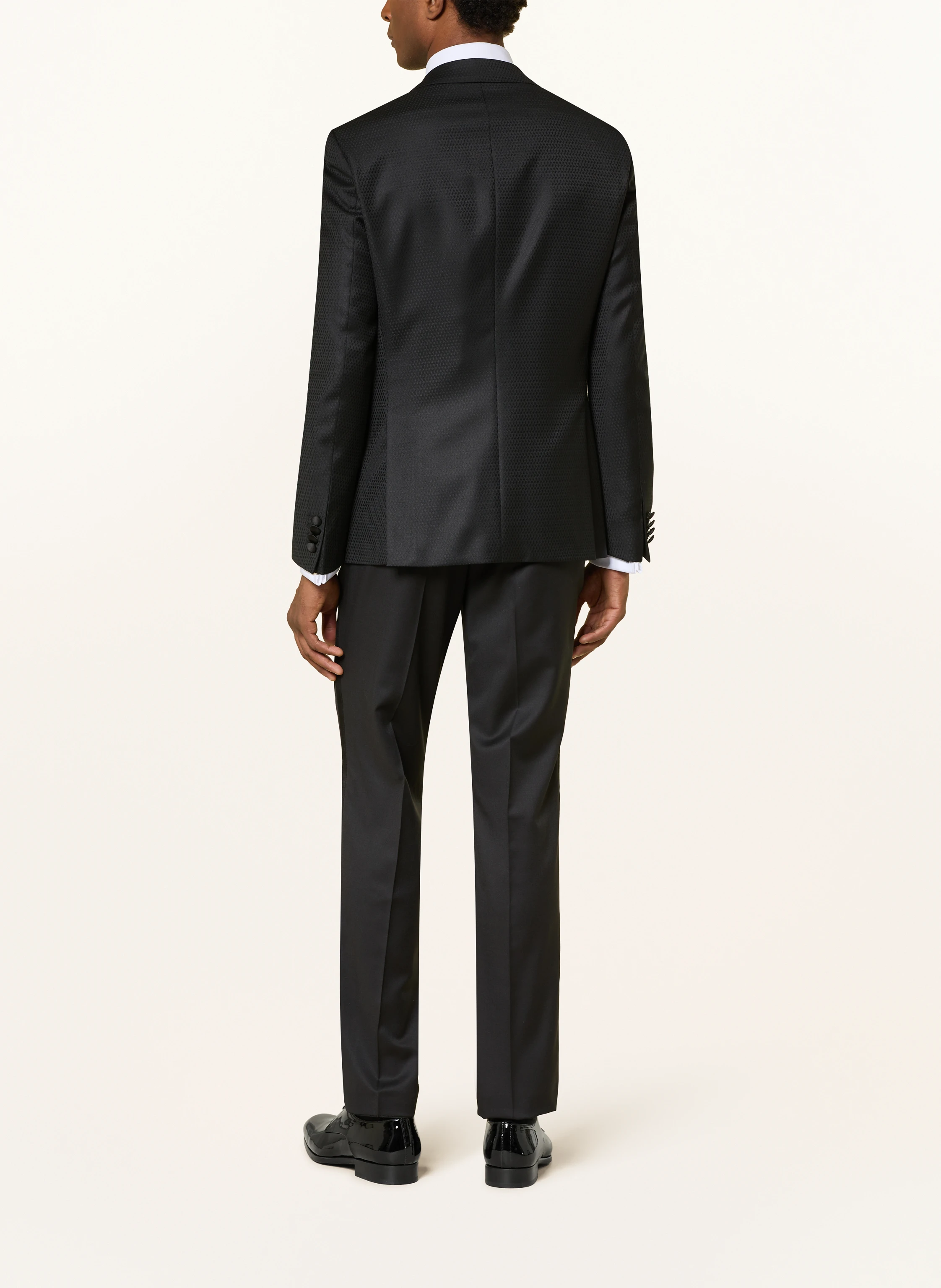 BOSS Sacou de smoking HUDSON Slim Fit: 001 BLACK